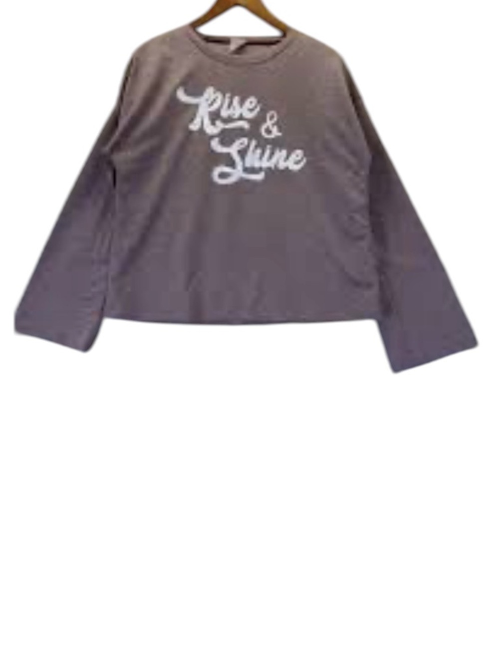 CC36 purple shirt w/ rise and shine lettering love @ first sight 3x